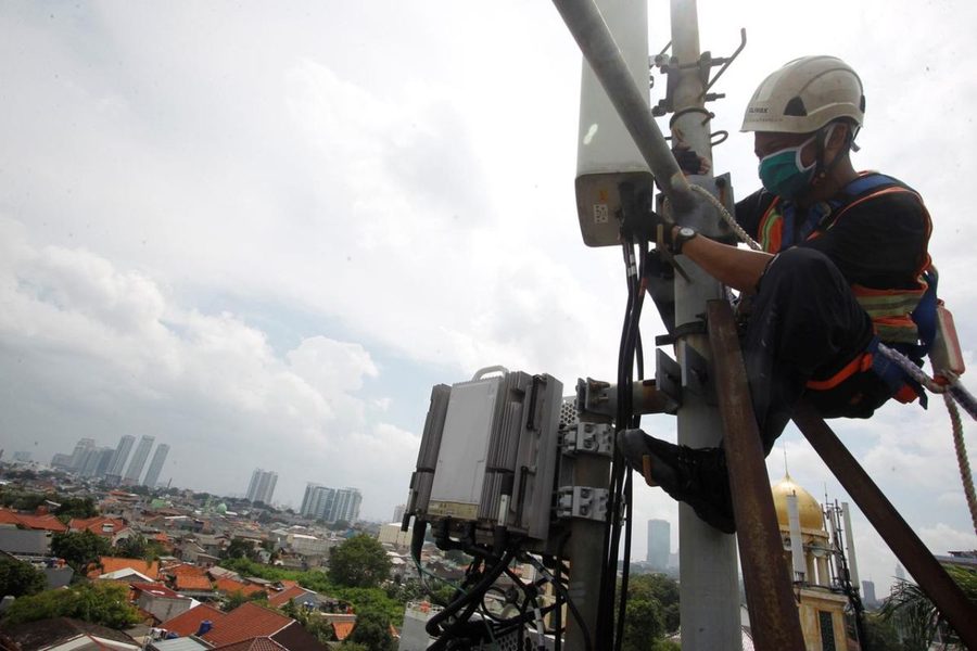 Pembongkaran perangkat BTS/RBS oleh tim MJT